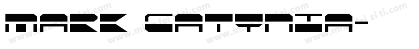Mark Catynia字体转换